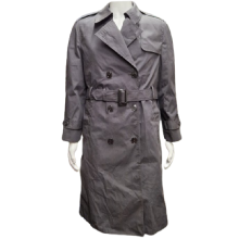 US Black All Weather Trench Coat